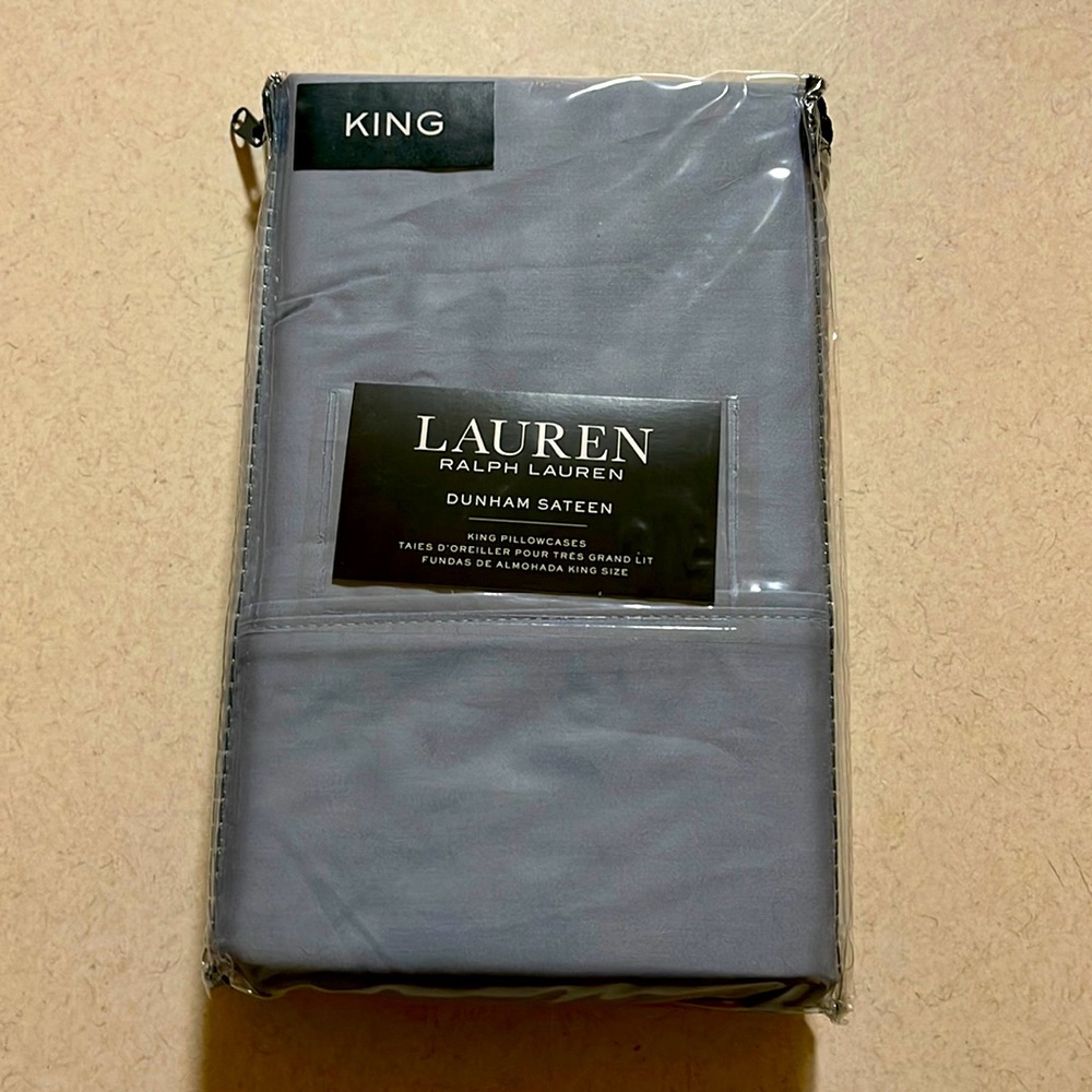 Lauren Ralph Lauren Dunham Sateen Cotton King Pillow Cases